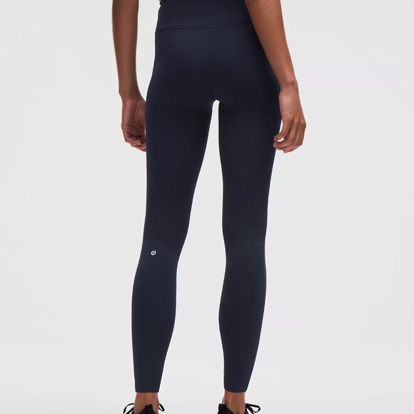 Lululemon Navy Thermal High-Rise Running Tight 28" Size 14 - Picture 4 of 7